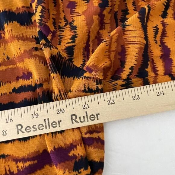 Ruby Rd Shirt Womens 2X Animal Print Pullover 3/4 Sleeve Stretch Top - Picture 5 of 6